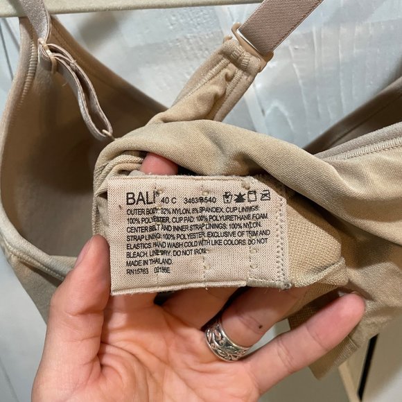 Bali tan bra underwire 40C - Picture 3 of 4